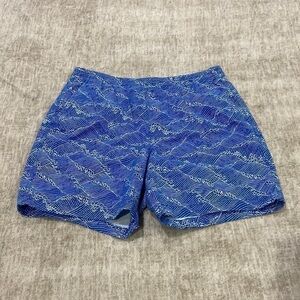 Lands End Blue Wave Mid Rise 14